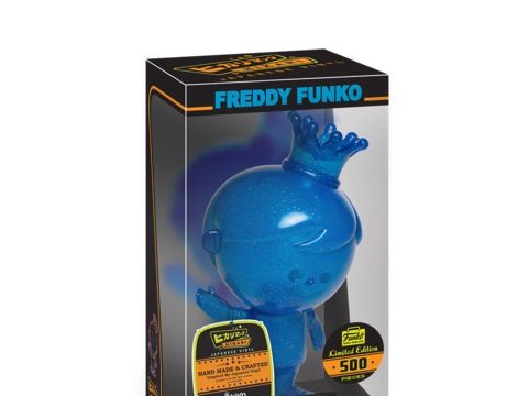 New Funko Shop Exclusive Neon Blue Glitter Freddy Funko Hikari Now Available Online!