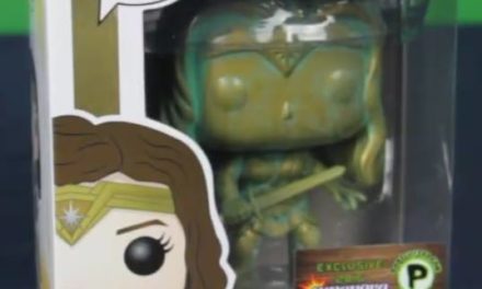 Preview of the upcoming Supanova Exclusive Patina Wonder Woman Pop! Vinyl