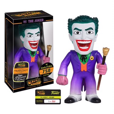 Preview and Pre-order info for the new Batman Classic Joker Hikari Sofubi Vinyl 