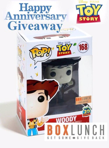 Celebrate Toy Story’s 21st Anniversay By Entering to Win a BoxLunch Exclusive Woody Pop Vinyl!