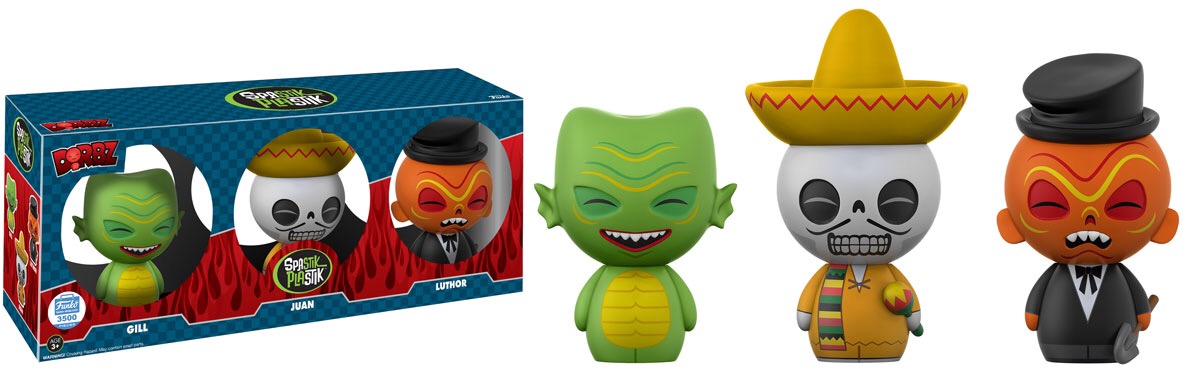 New Funko Shop Exclusive Spastik Plastik Jill, Juan and Luther Dorbz 3-pack 