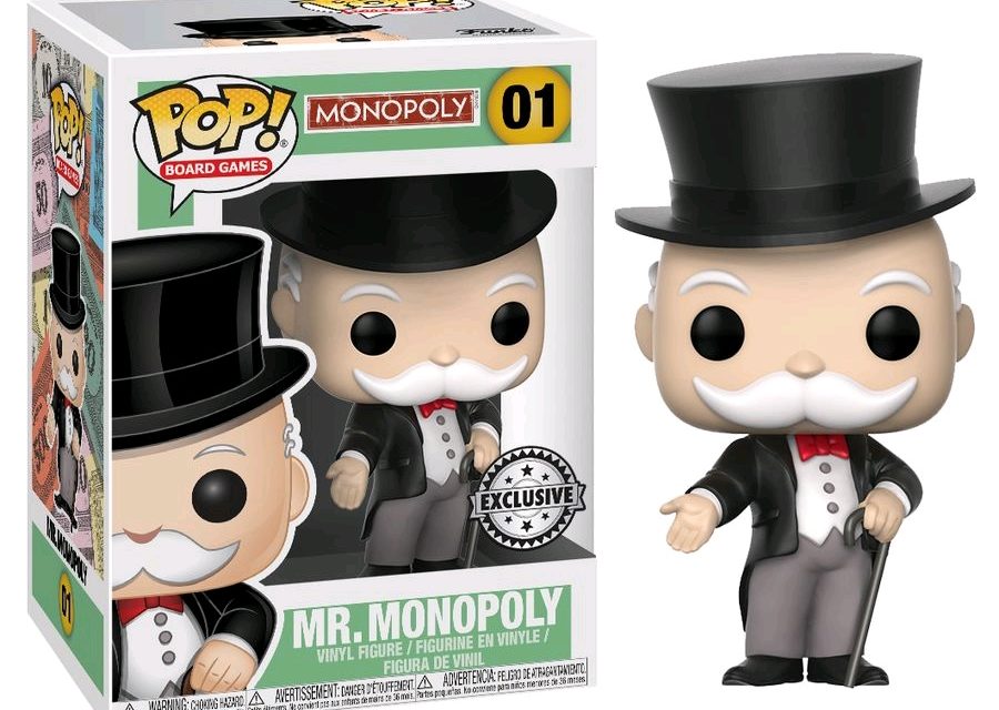 Preview of the upcoming Mr. Monopoly Pop! Vinyl!