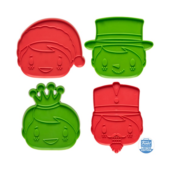 A look at the new Funko Shop Exclusive Christmas Freddy Funko Cookie Cutters Set!